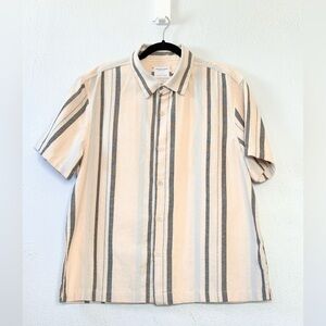 DENIM & FLOWER Ricky Singh Men’s XL Relaxed Fit cotton short sleeve shirt